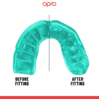 Протектор за уста - OPRO Platinum Level Mouthguard - White/Mint